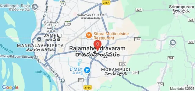 Bonam Venkata Chalamayya Engineering College, Rajahmundry Map