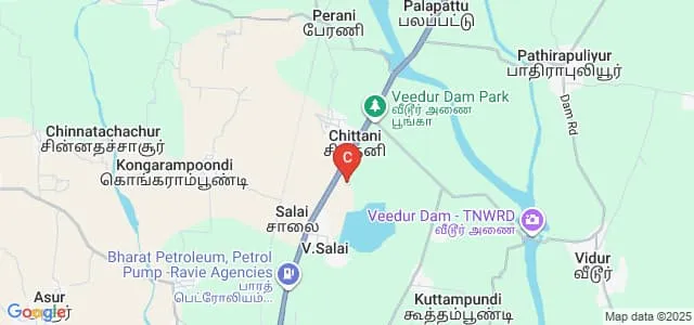ES College of Nursing, Villupuram Map