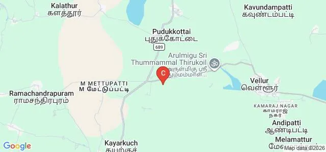 Vathsala Johnson College of Teacher Education, Sivakasi Map