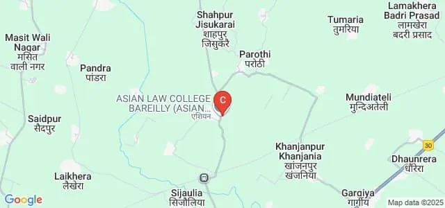 Asian Vidhi Evam Nyayik Vigyan Mahavidyalaya, Bareilly Map