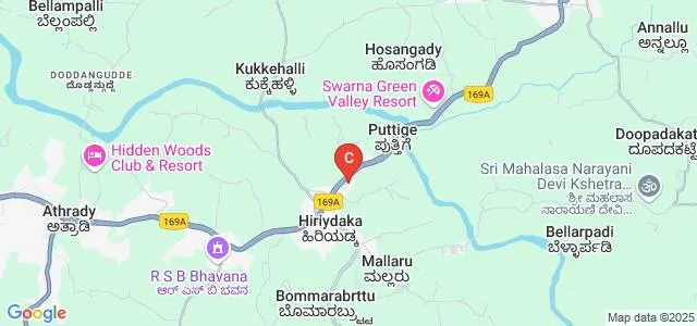 Government First Grade College, Hiriadka Map
