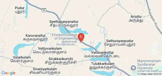 Einstein College of Engineering, Tirunelveli Map