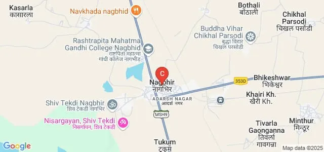 Rashtrapita Mahatma Gandhi Arts and Science College, Nagbhid Map