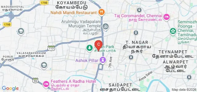 Stella Matutina College of Education, Chennai Map