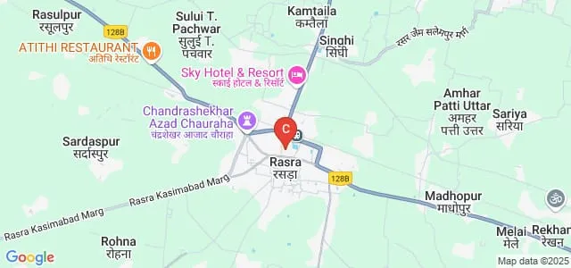 Mathura PG College, Ballia Map