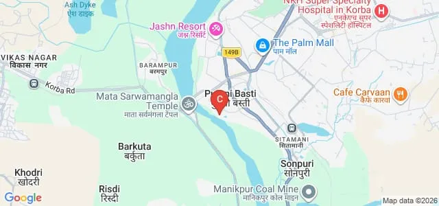 Kamla Nehru College, Korba Map