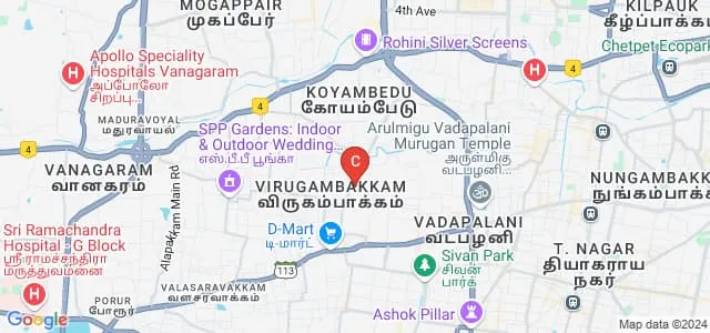 Prahar School of Architecture, Coimbatore Map
