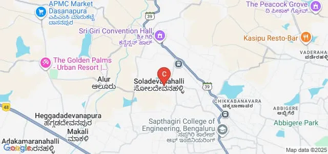Acharya Polytechnic, Bangalore Map