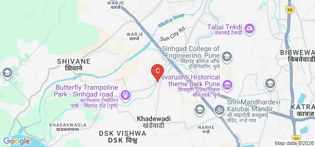 Sinhgad Institute of Management and Computer Application, Narhe Map