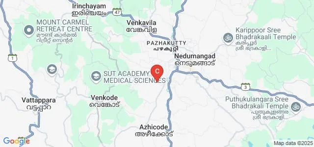 Government College, Nedumangad Map