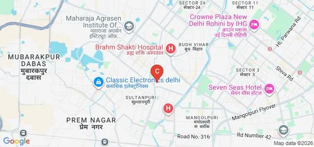 Varun Dhaka Institute of Technology, New Delhi Map