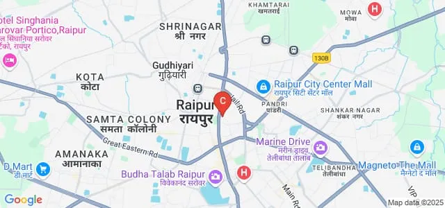Durga Mahavidyalaya, Raipur Map