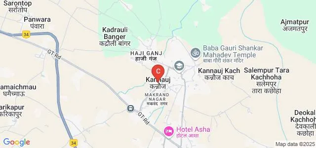 Ch Mohar Singh Mahavidyalaya, Kannauj Map