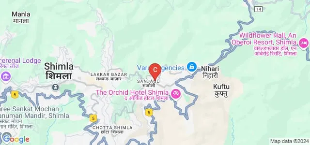 Heritage Institute of Hotel and Tourism, Shimla Map