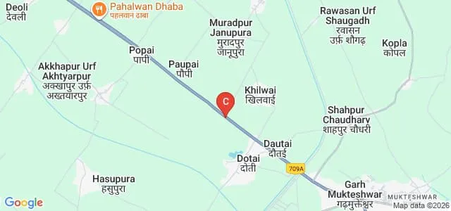 Institute of International Excellence, Hapur Map