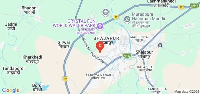 BKSN Government College, Shajapur Map