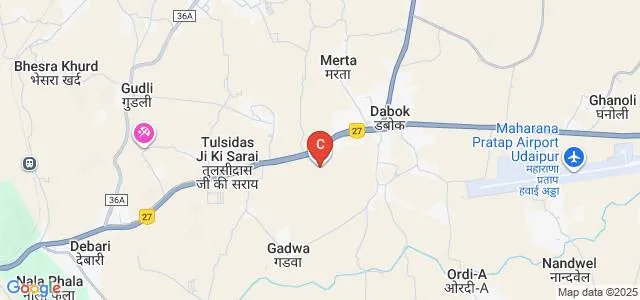 Geetanjali Institute of Technical Studies, Udaipur Map