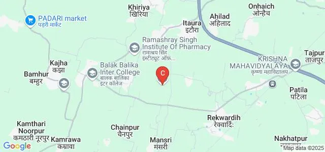 Shri Ramdhari Chauhan PG College, Mau Map