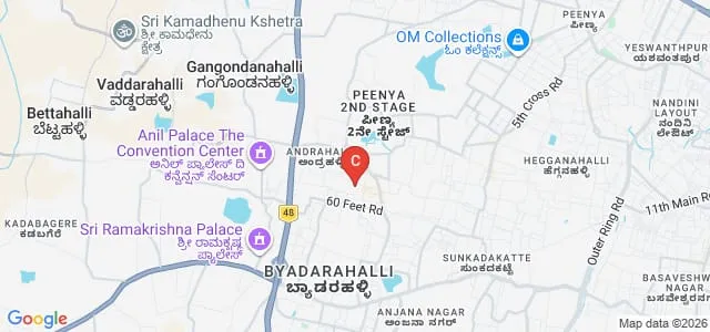 Acharya Bangalore B-School, Bangalore Map