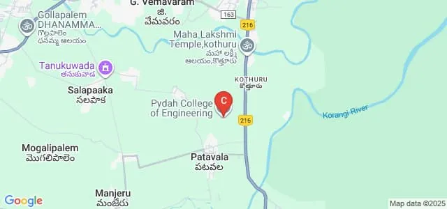Pydah College of Engineering, Kakinada Map