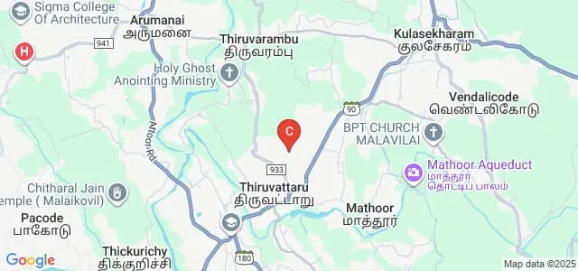 Maria Homeopathic Medical College and Hospital, Kanyakumari Map
