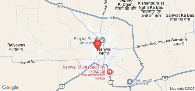 Mansha Ram Bangarwa College, Kishangarh Map