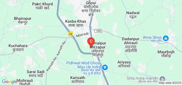Ram Lakhan Mahavidyalaya, Jamdeeh, Mau Map