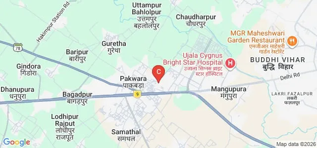 Rukmani College of Pharmacy, Moradabad Map