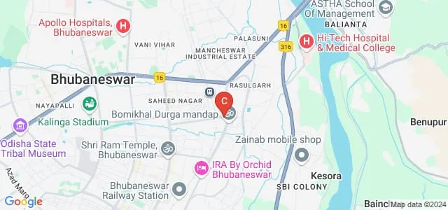 Maharishi College of Natural Law, Bhubaneswar Map