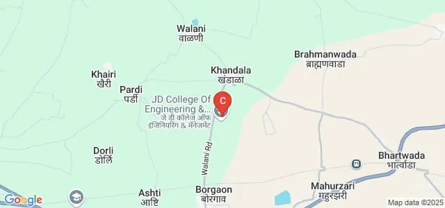 JD College of Engineering and Management, Nagpur Map