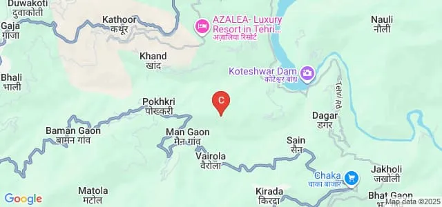 Saheed Belmati Chauhan Government Degree College, Pokhari, Tehri Garhwal Map