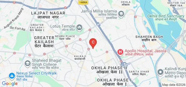 Banarsidas Chandiwala Institute of Physiotherapy, New Delhi Map