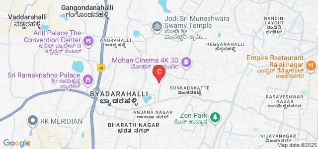 Oxbridge Business School, Bangalore Map