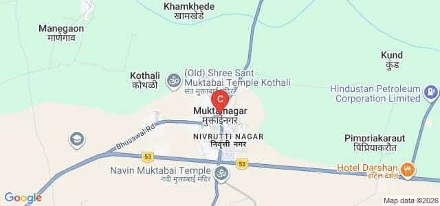 Shri Eknathrao Khadse Ayurvedic College, Jalgaon Map