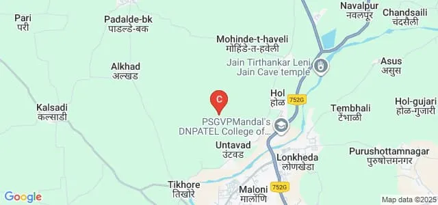 GM Chaudhari Polytechnic, Shahada Map