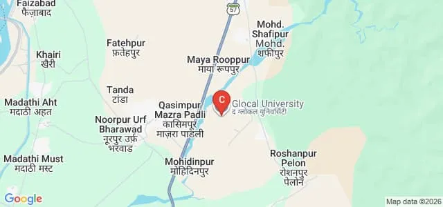 Glocal College of Nursing and Research Centre, Saharanpur Map