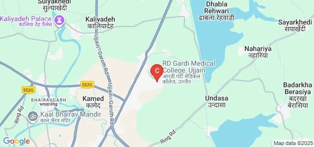 RD Gardi College of Nursing, Ujjain Map