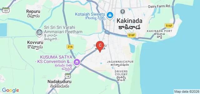 MS Naickers Degree College, Kakinada Map