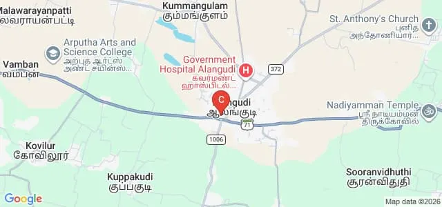 Sri Bharathi College of Education, Pudukkottai Map