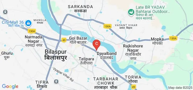 Government Ayurved College and Hospital, Bilaspur Map