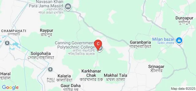 Canning Government Polytechnic, South 24 Parganas Map