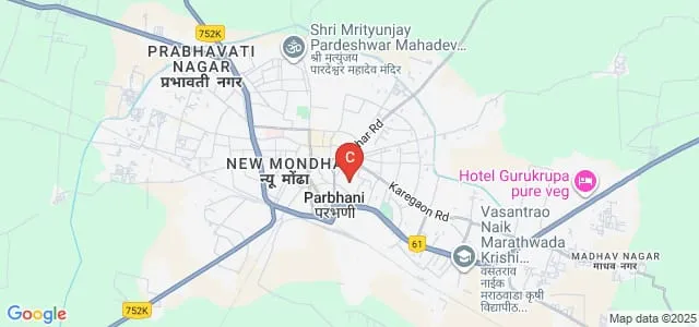 PD Jain Homoeopathic Medical College Hospital and Post Graduate Institute, Parbhani Map