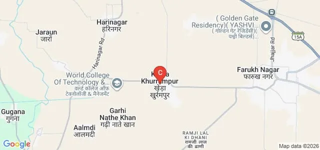 Global Institute of Technology and Management, Gurgaon Map