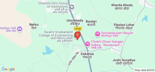 Swami Vivekanand College of Engineering, Indore Map