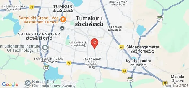 Rajiv Gandhi College of Education, Tumkur Map