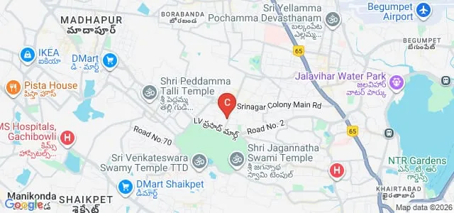 Annapurna College of Film and Media, Hyderabad Map