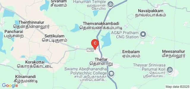 King Nandhivarman College of Arts and Science, Tiruvannamalai Map