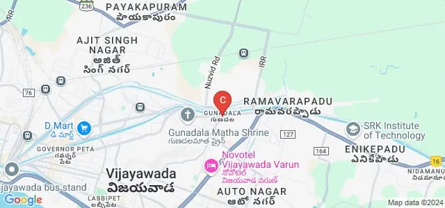 Asian College of Hotel Management, Vijayawada Map