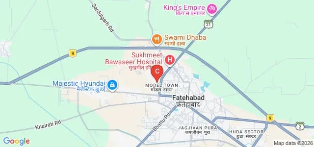Manohar Memorial PG College, Fatehabad Map