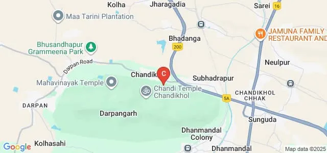 Baba Bhairabananda Mahavidyalaya, Chandikhole Map
